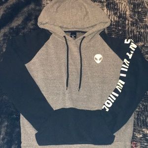 Grey/Black Empyre Light-weight Hoodie
